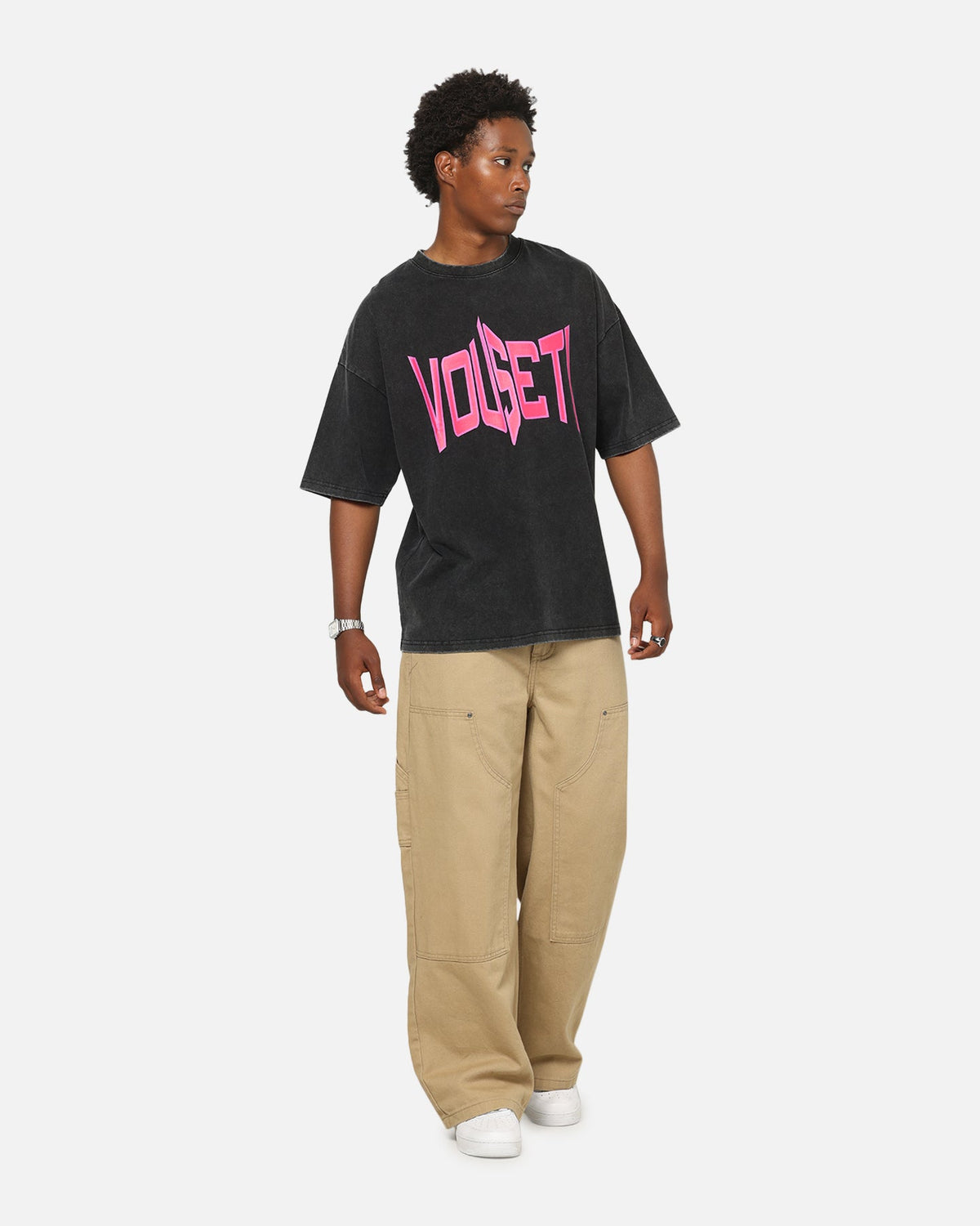 Vouseti Lock In T-Shirt Vintage Black