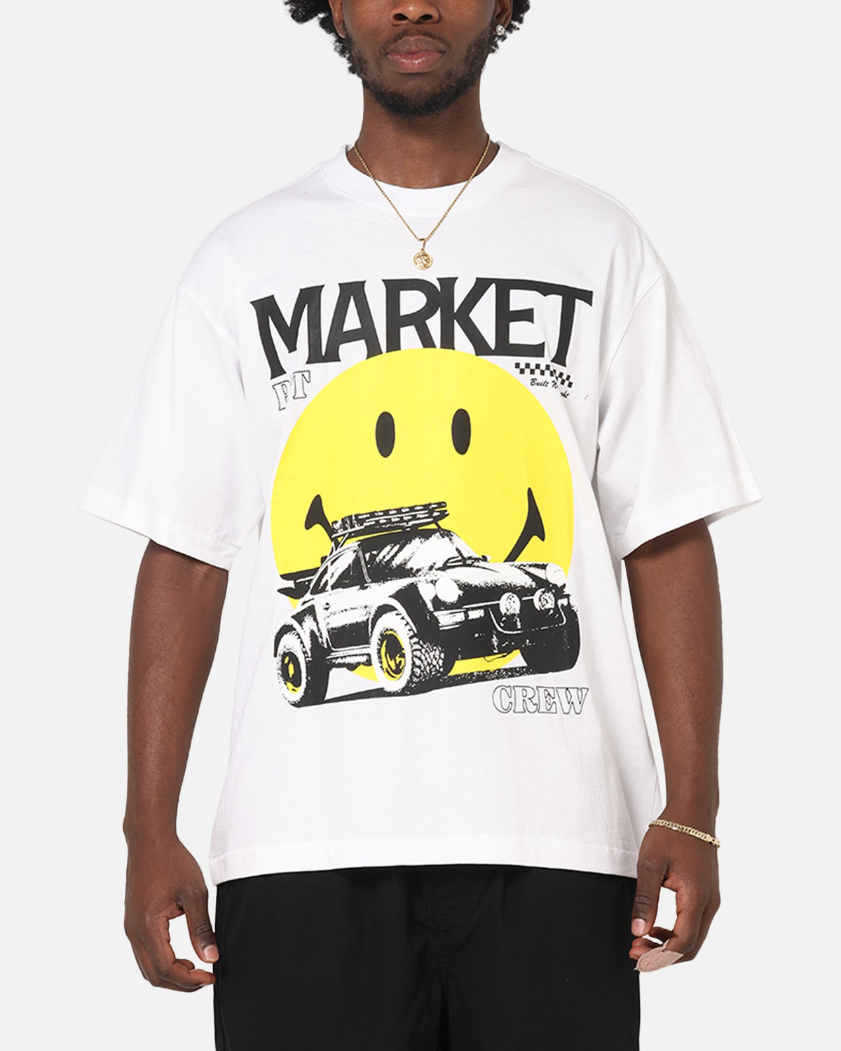 Market Smiley All Four T-Shirt White