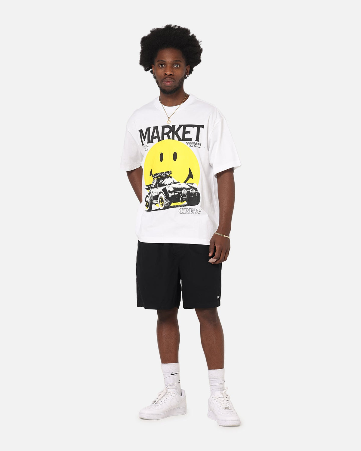 Market Smiley All Four T-Shirt White