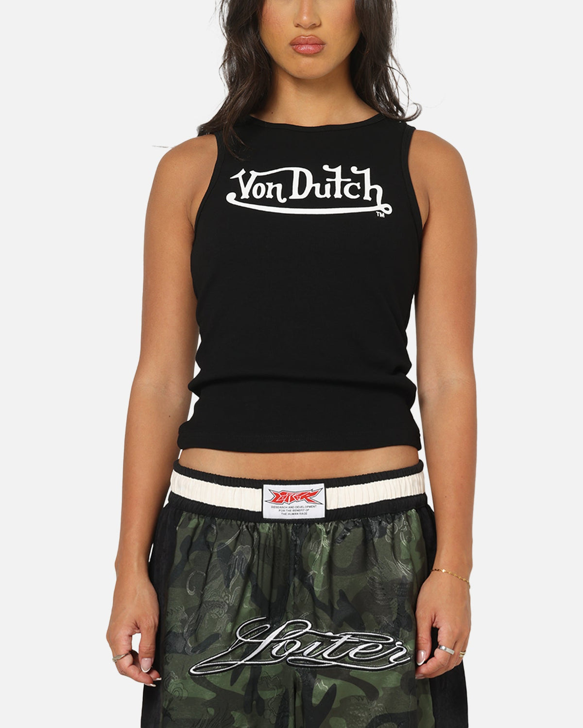Von Dutch Women's Tank Top Black