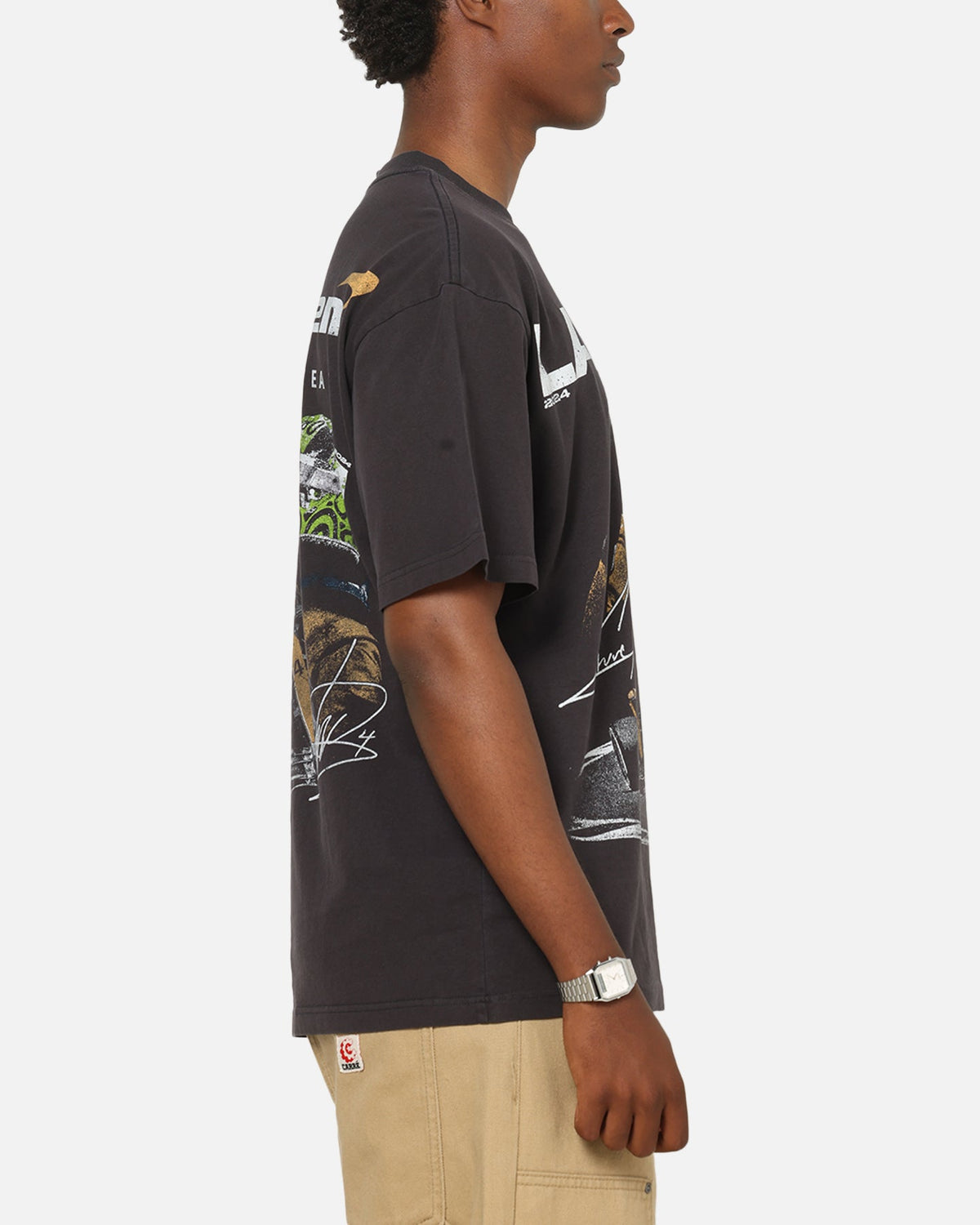 Mitchell & Ness X Mclaren Lando Norris Victory T-Shirt Faded Black