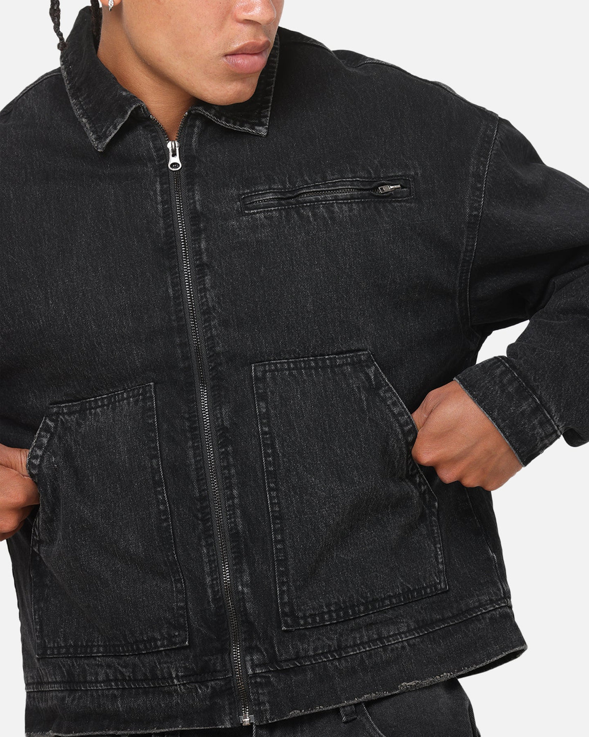 Saint Morta Halo Zip Jacket Black