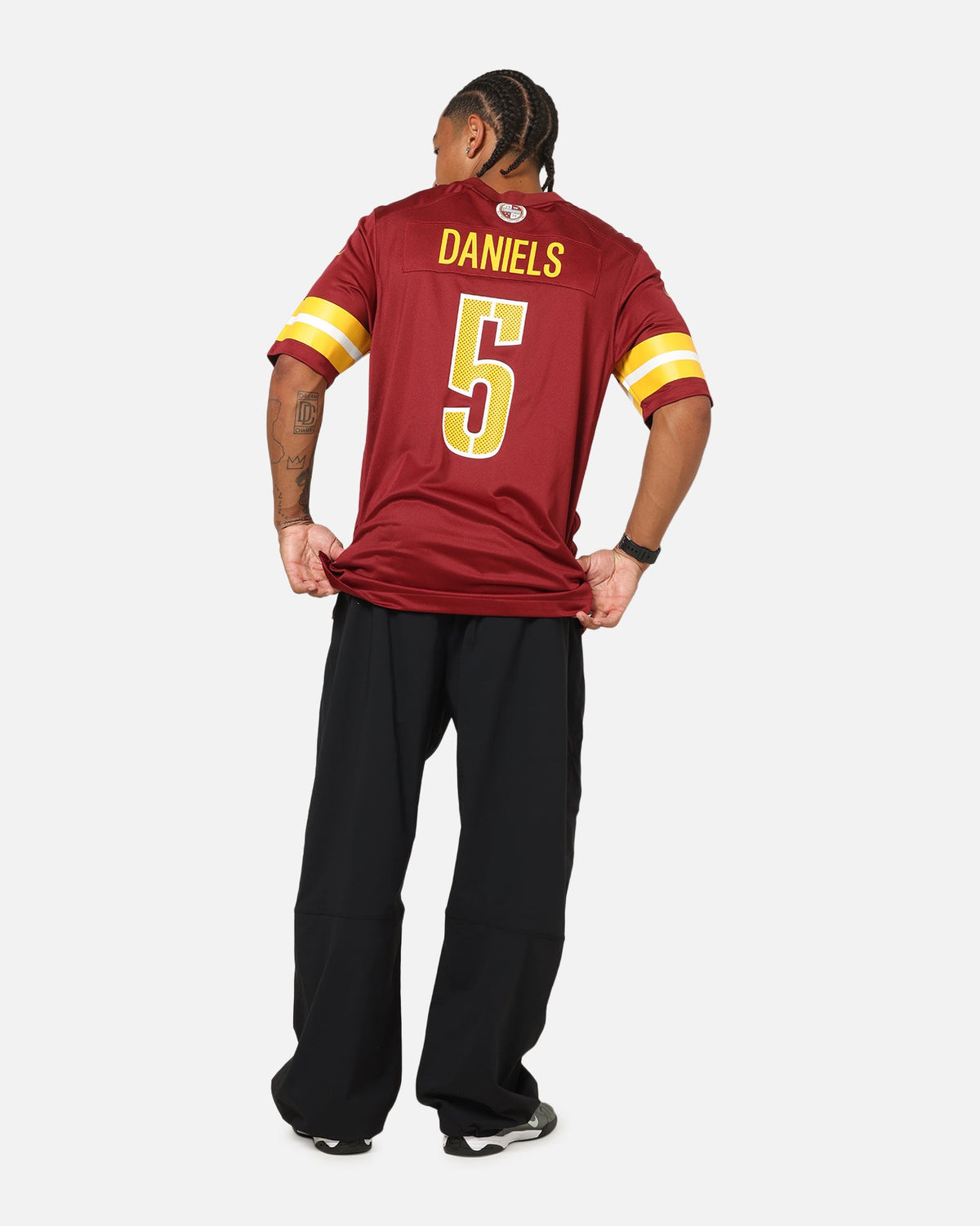 Nike Washington Commanders Jayden Daniels #5 Home Game NFL Jersey Team Red