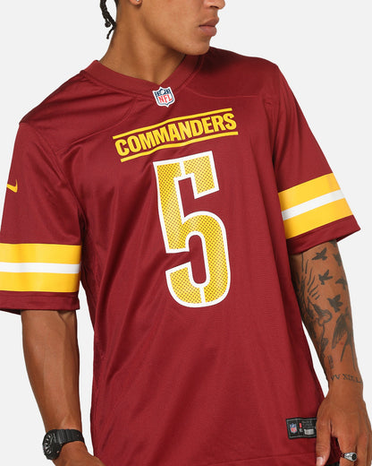 Nike Washington Commanders Jayden Daniels #5 Home Game NFL Jersey Team Red