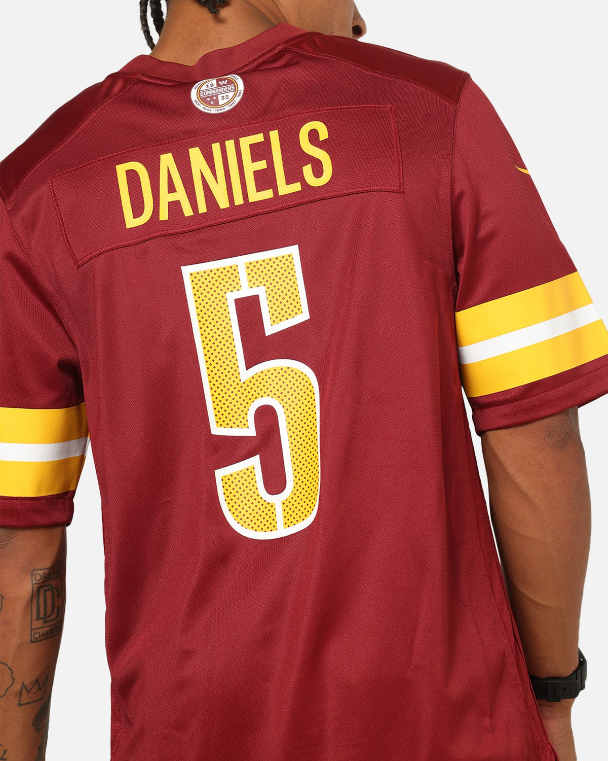 Nike Washington Commanders Jayden Daniels #5 Home Game NFL Jersey Team Red