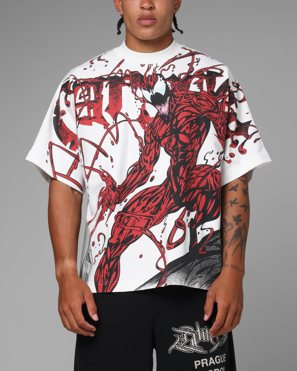 Loiter Marvel Spider-Man Carnage Boxy T-Shirt Off White
