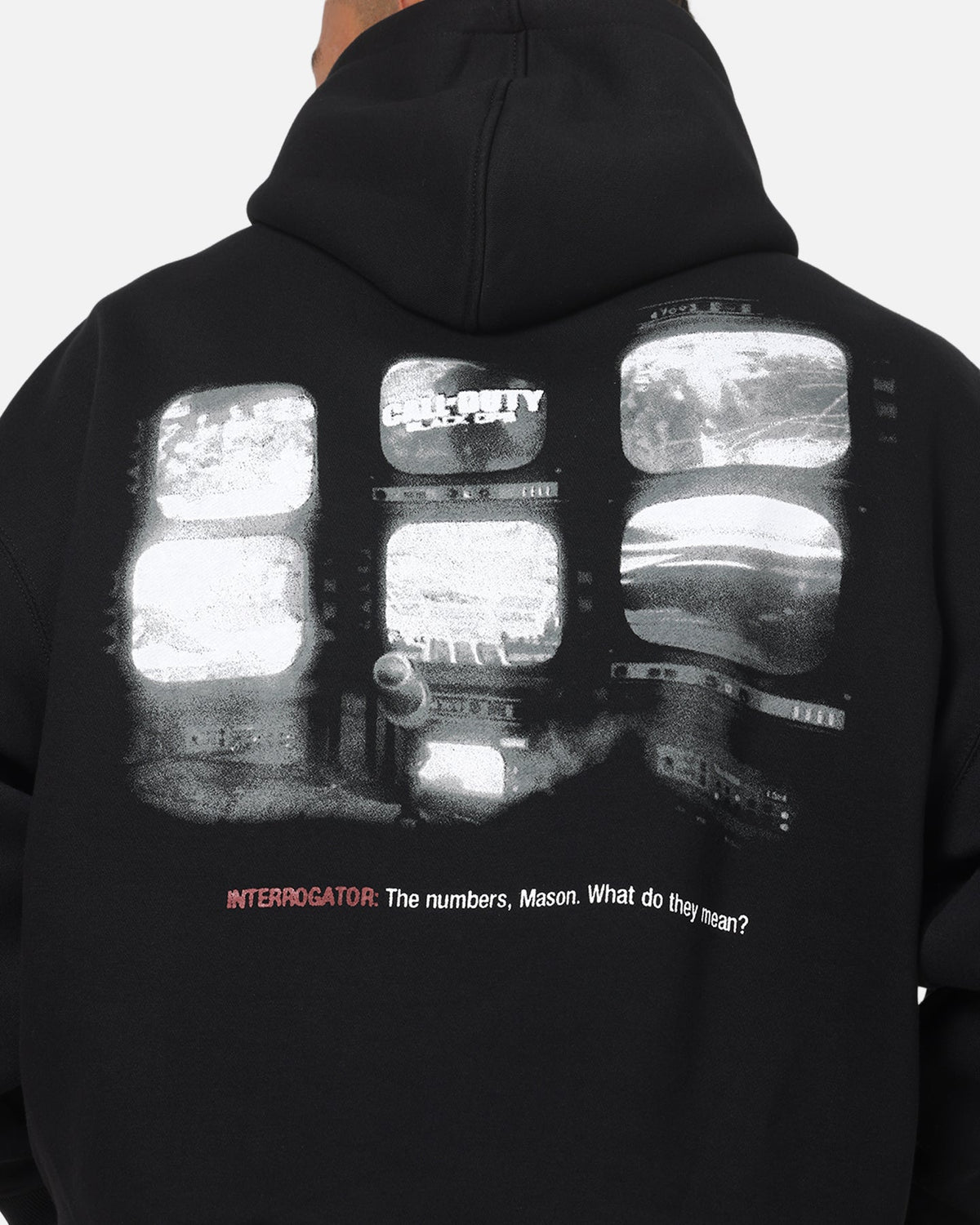 73Studio X Call Of Duty Black Ops The Numbers Mason Hoodie Black
