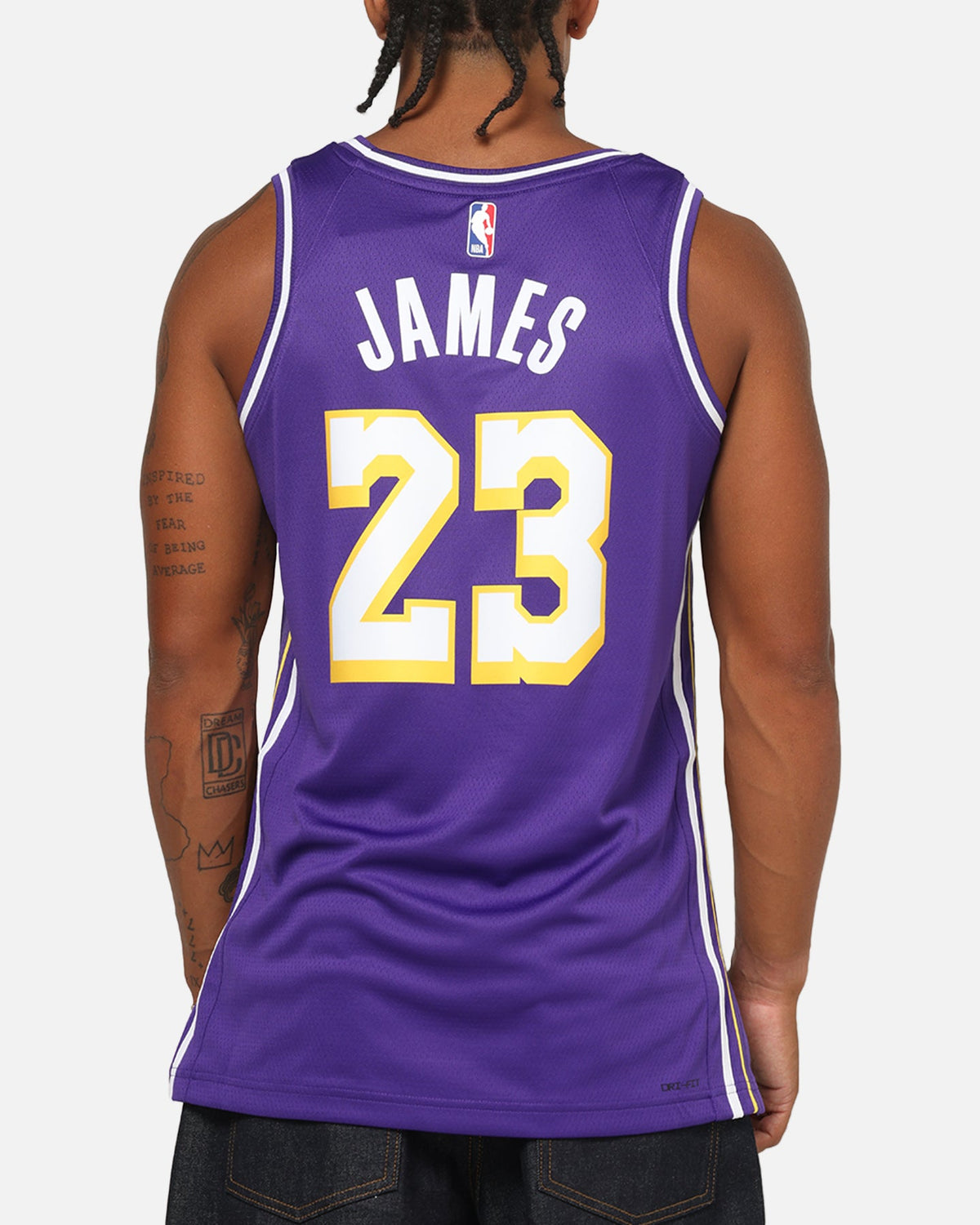 Nike LeBron James Los Angeles Lakers 2025/26 Statement Edition Dri-FIT NBA Swingman Jersey Field Purple