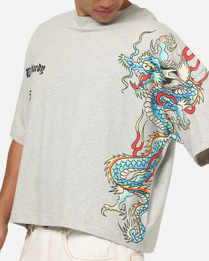 Ed Hardy Fireborn T-Shirt Grey Marle