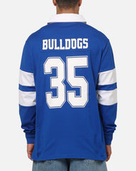 Bleacher Athletic Canterbury-Bankstown Bulldogs NRL Legacy Rugby Polo Shirt Blue