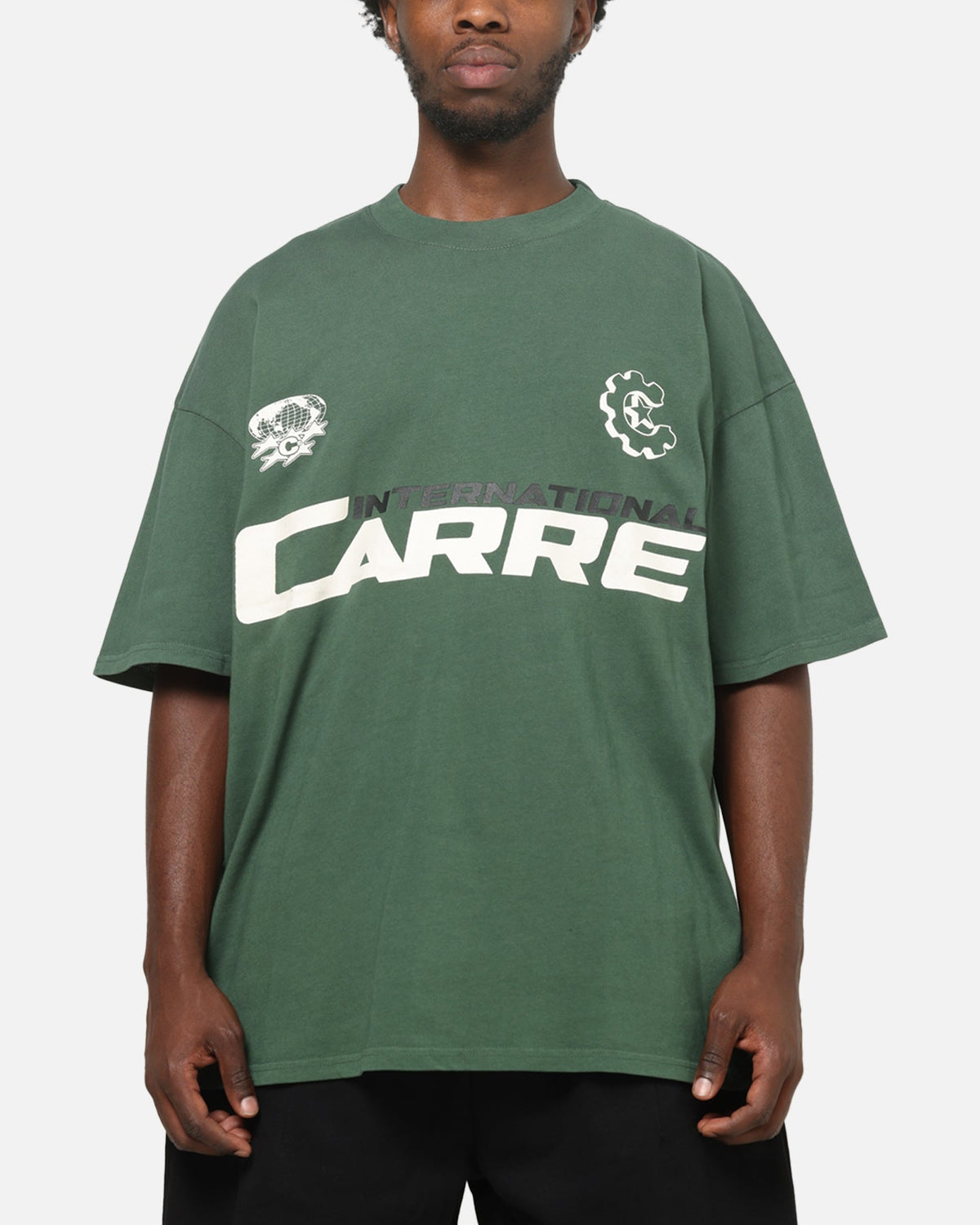 Carre International Globe T-Shirt Forest Green