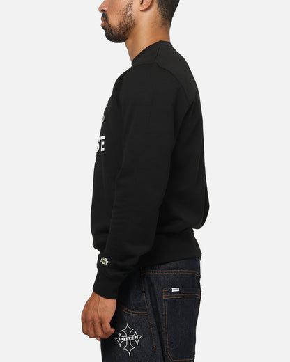Lacoste Originals Croc Graphic Crewneck Black