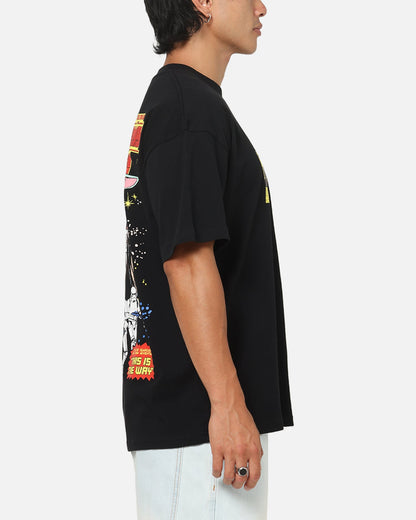 73Studio Star Wars Mando And Grogu Comic T-Shirt Black