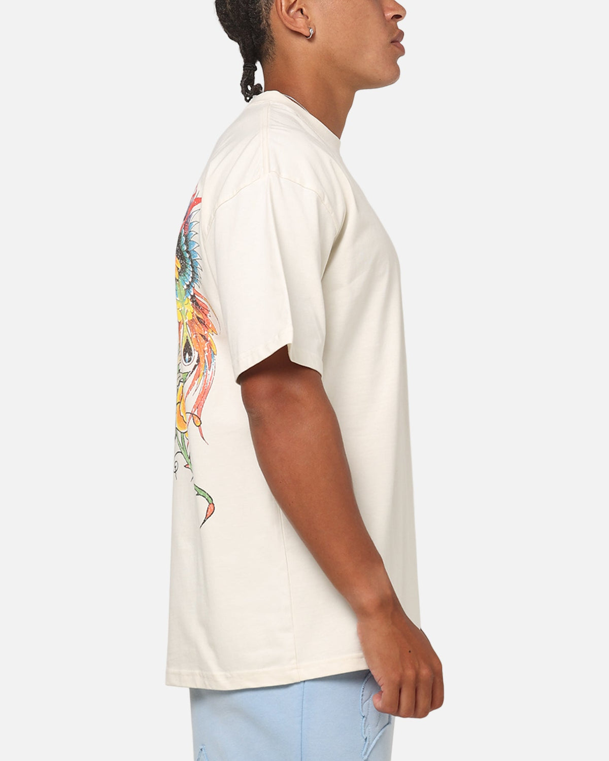 Ed Hardy Bloom T-Shirt Off White