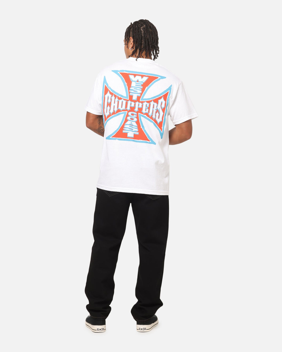West Coast Choppers 80's Chiseled Logo T-Shirt White