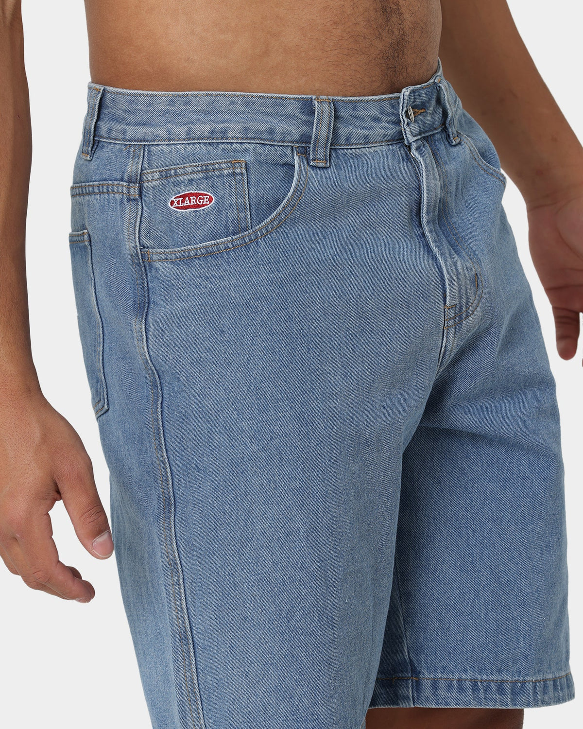 X-Large Bull Denim 91 Shorts Mid Blue