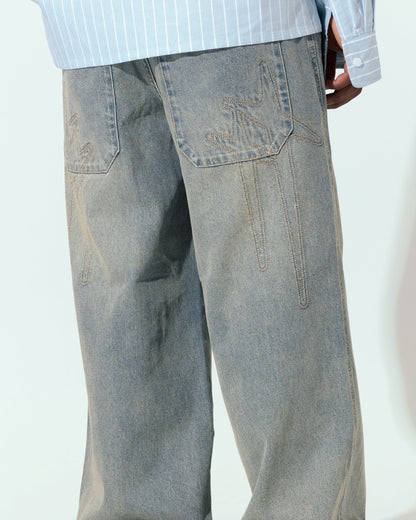 Loiter Star Born Jeans Washed Blue