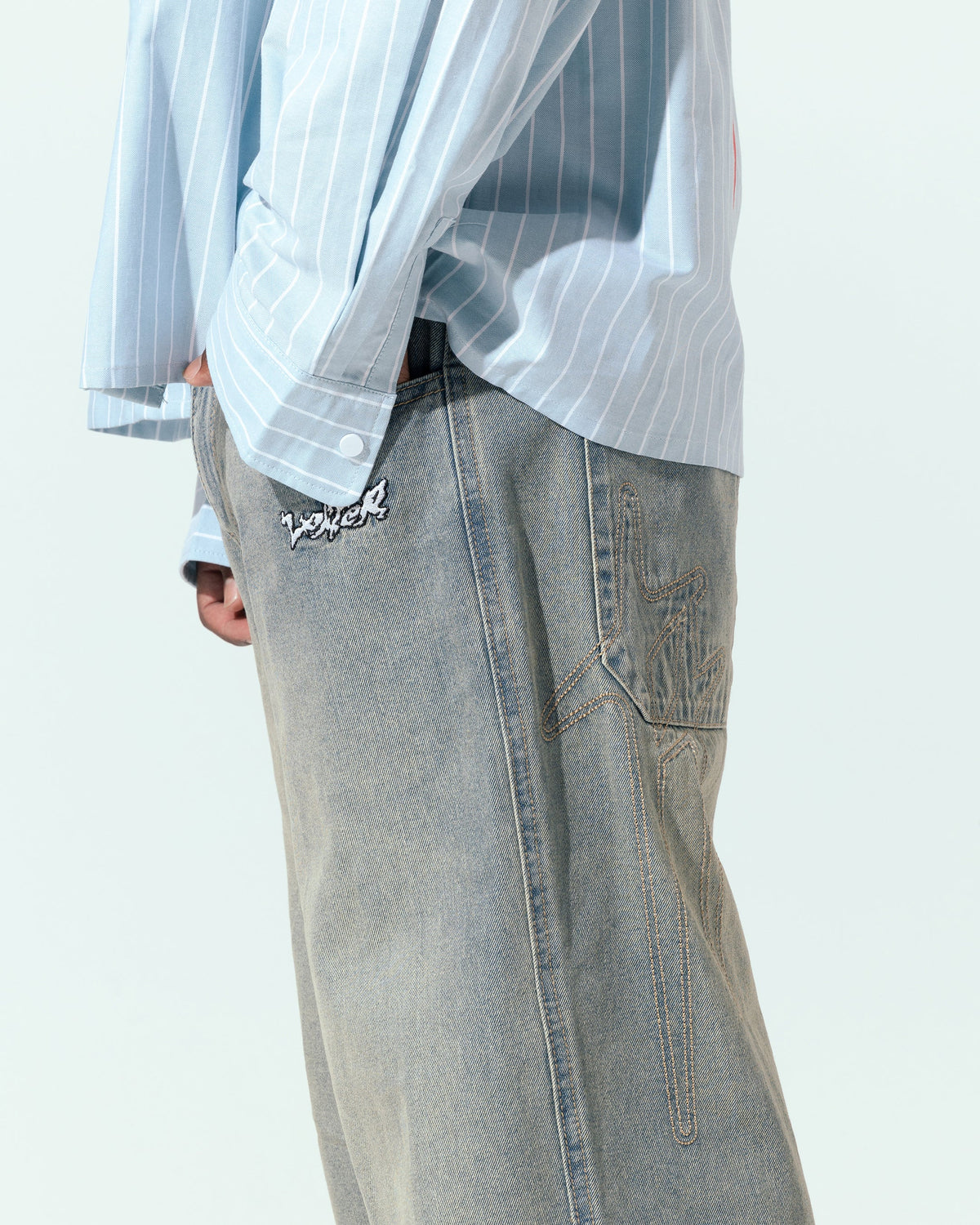 Loiter Star Born Jeans Washed Blue