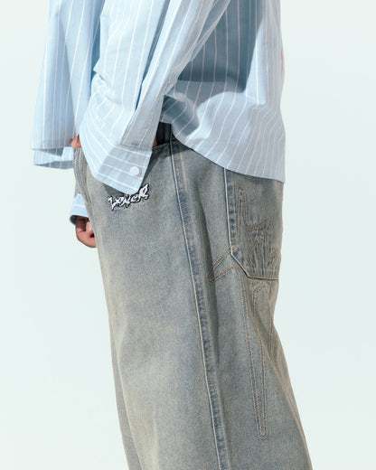 Loiter Star Born Jeans Washed Blue