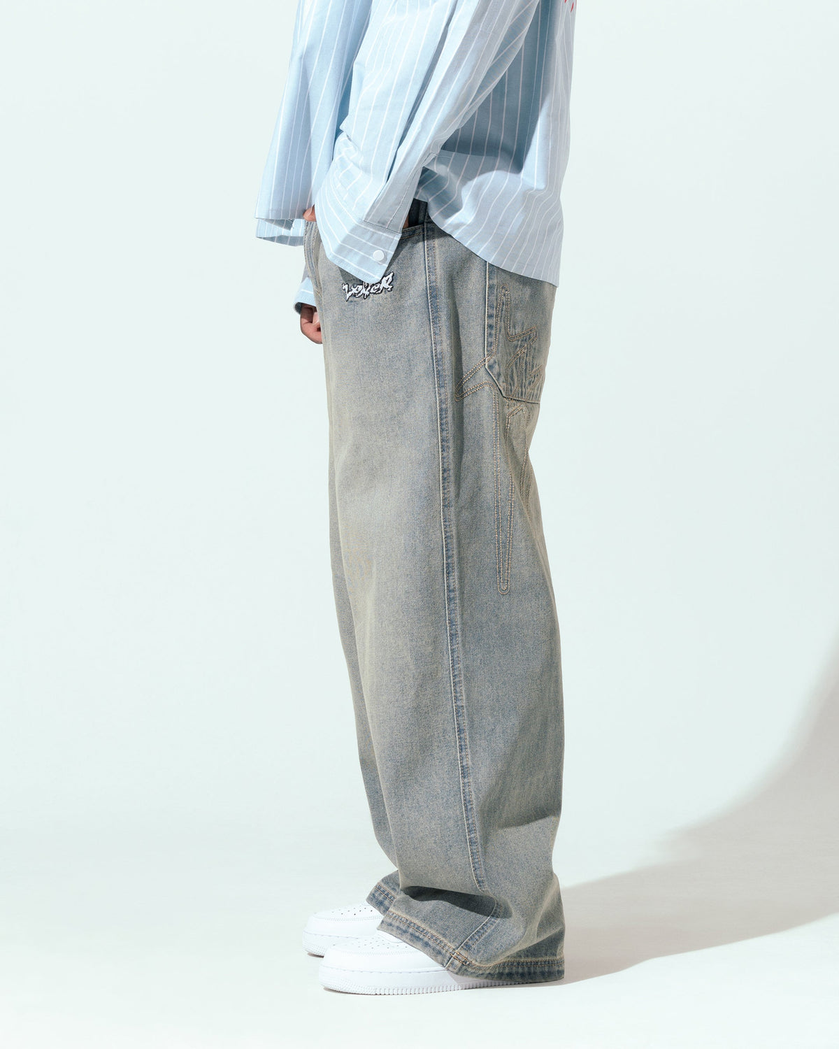 Loiter Star Born Jeans Washed Blue