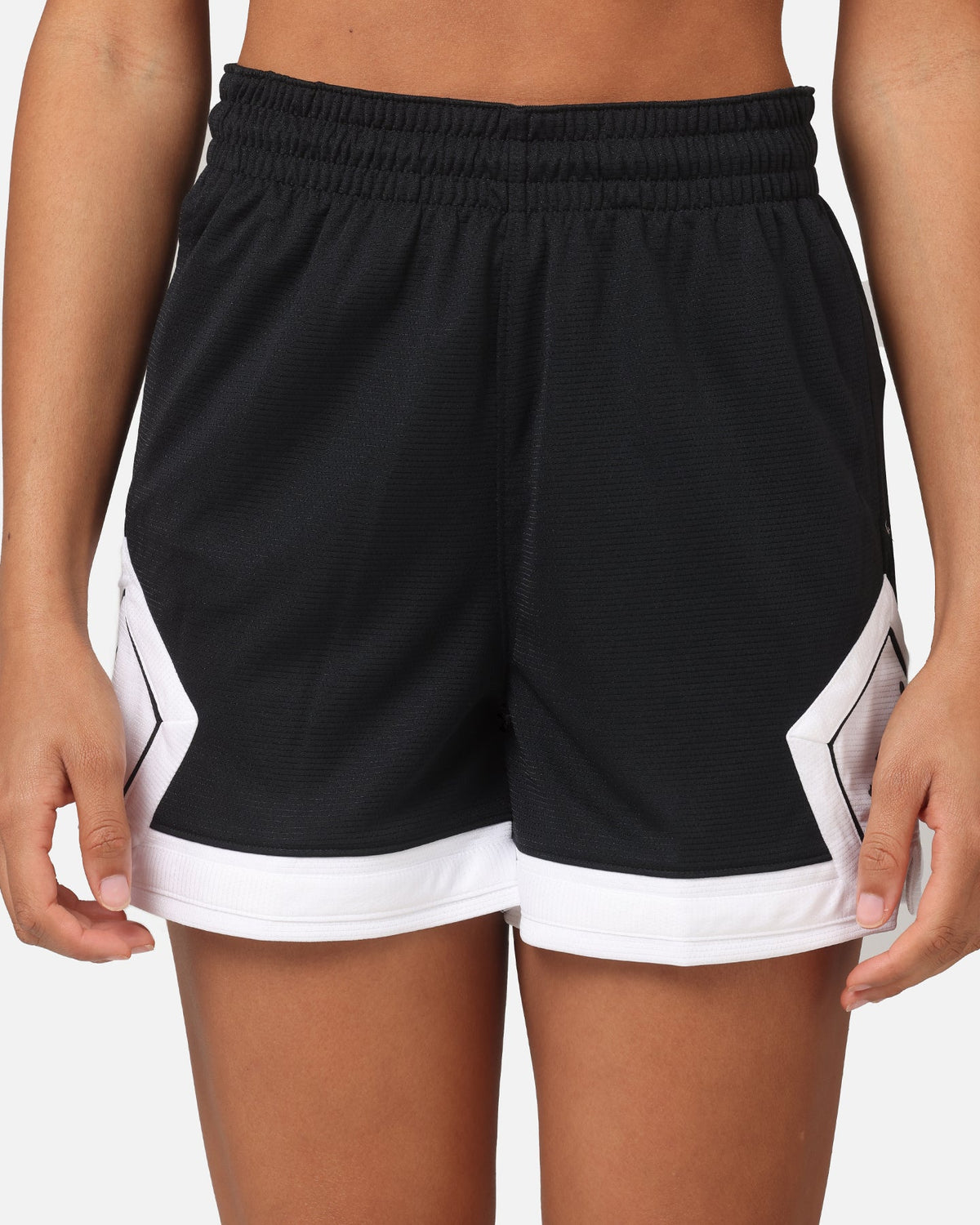 Jordan Women's 4" Diamond Shorts Black/White/White