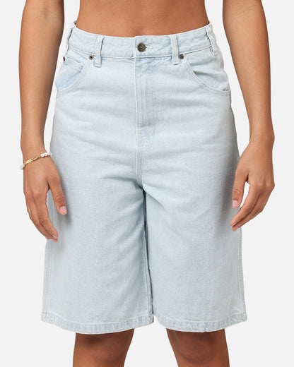 Dickies Women's Carpenter Denim Shorts Sky Blue