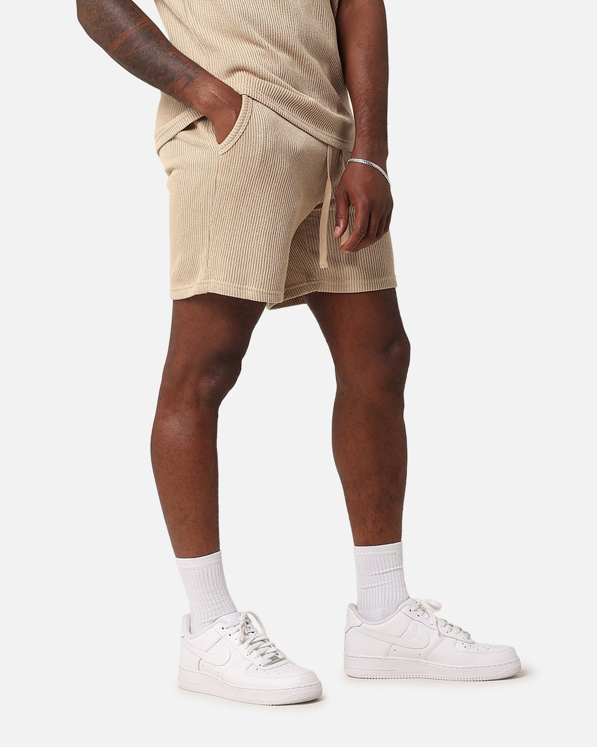 XXIII Broad Knit Shorts Tan