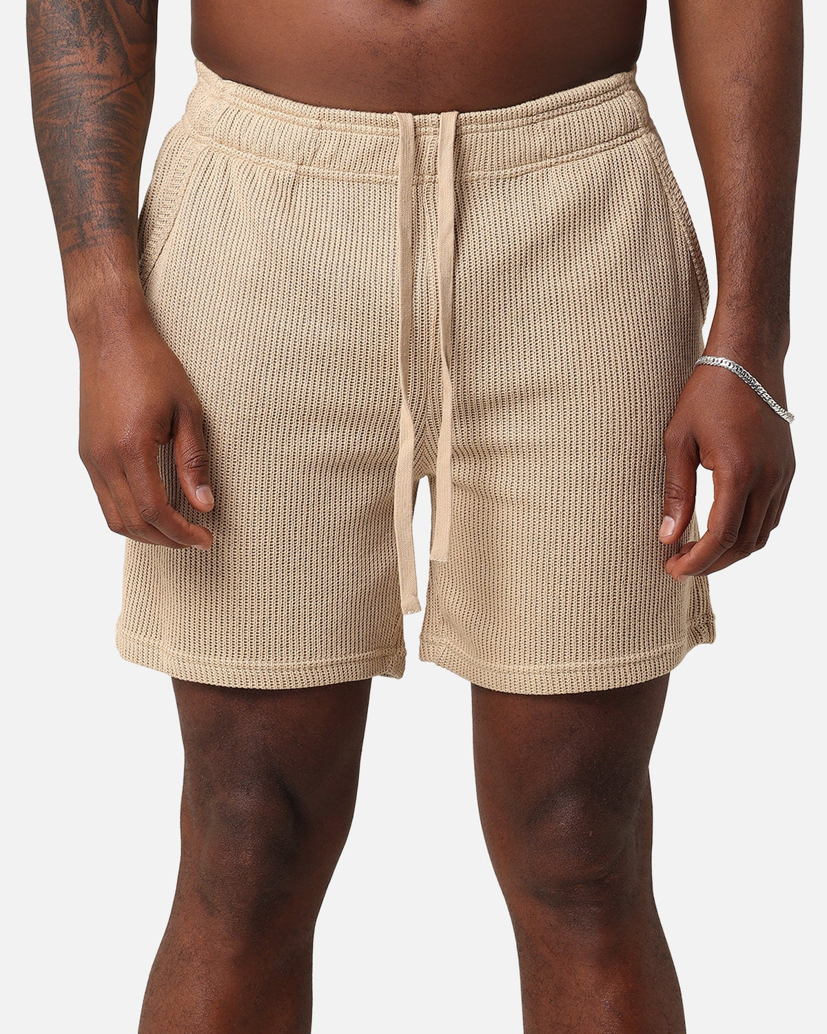 XXIII Broad Knit Shorts Tan