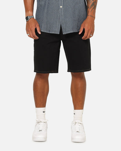S Double Denim Standard Shorts Raw