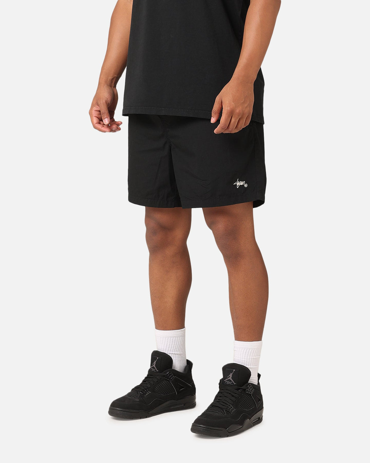 S Double Poplin Coast Boxer Shorts Black
