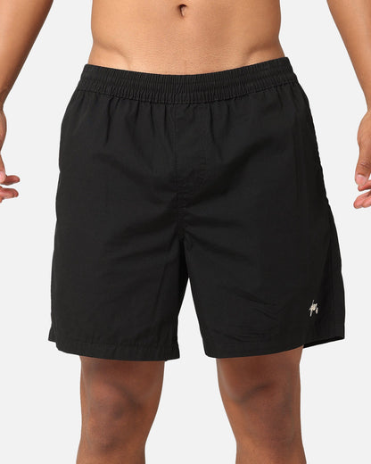 S Double Poplin Coast Boxer Shorts Black