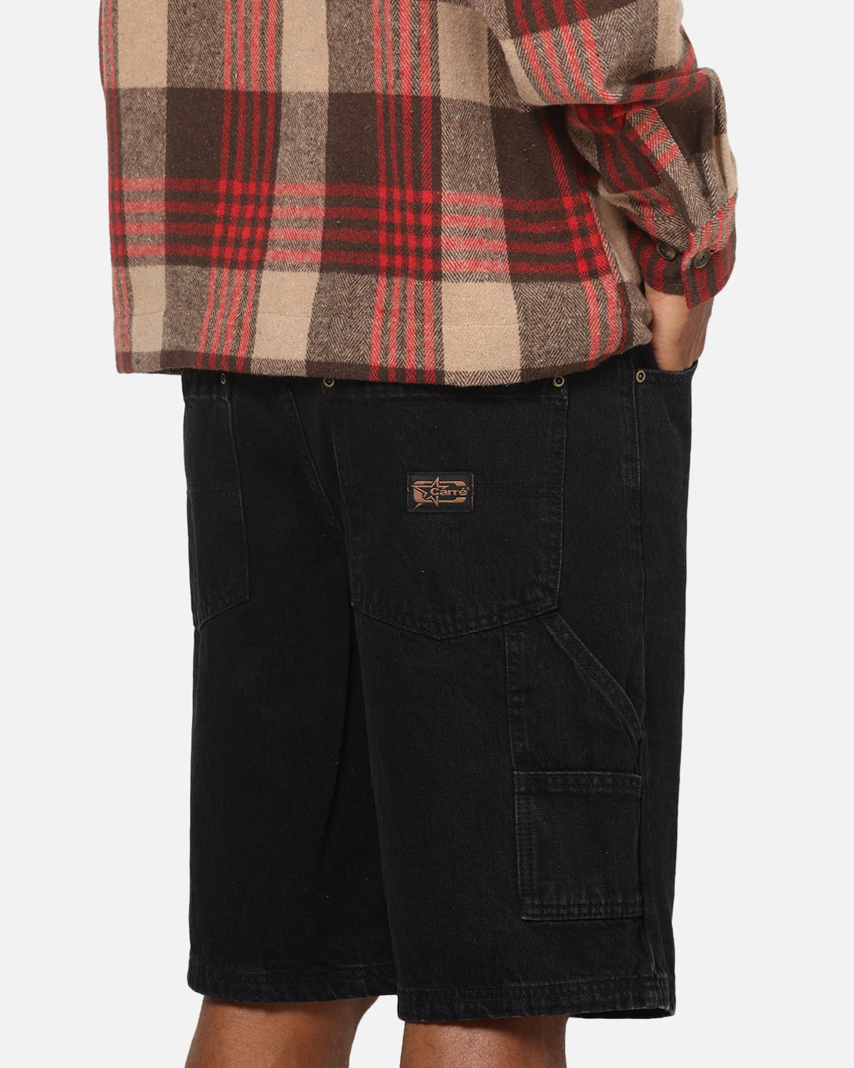 Carre Carpenter Jorts Black