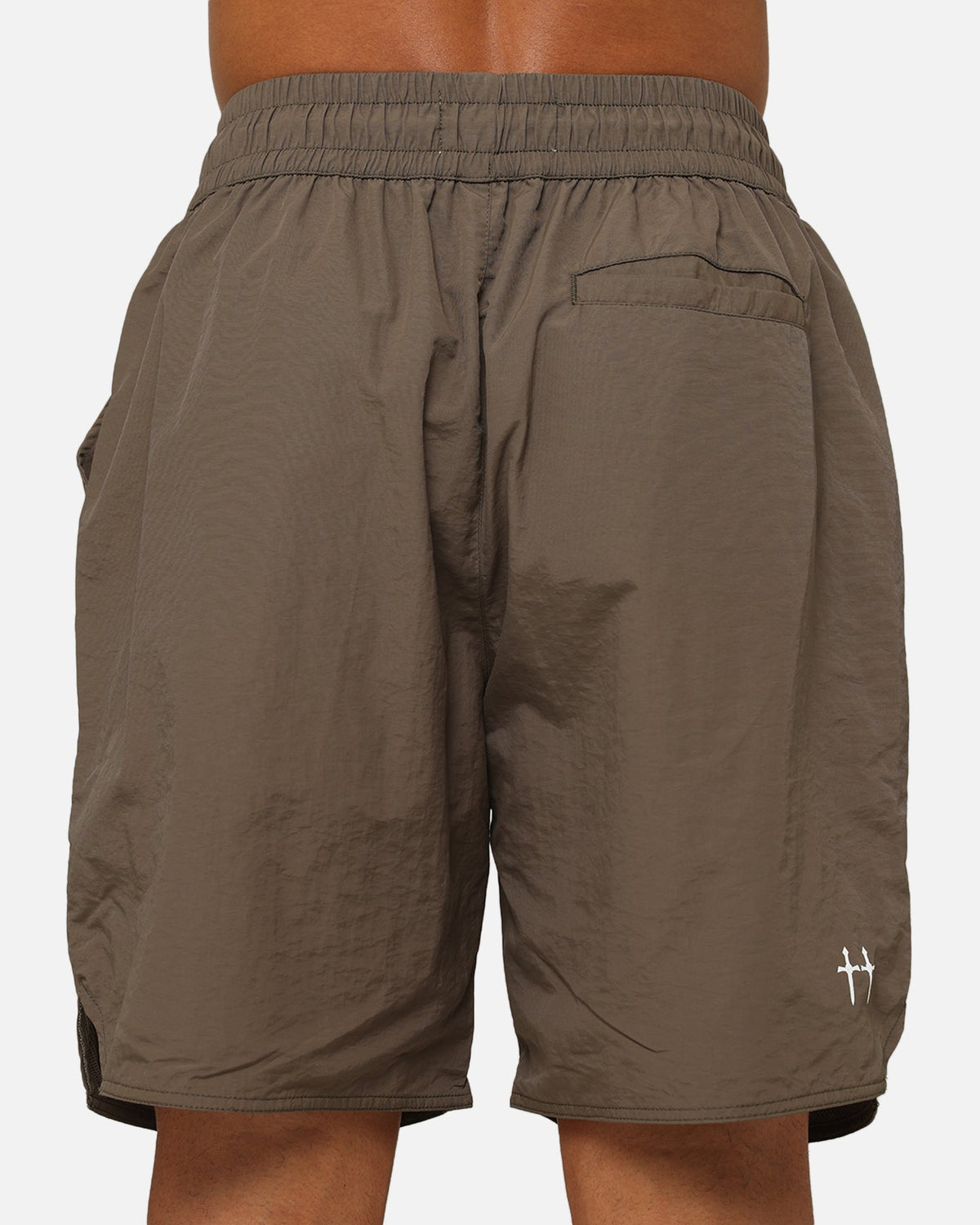 Saint Morta Official Nylon Shorts Dark Brown