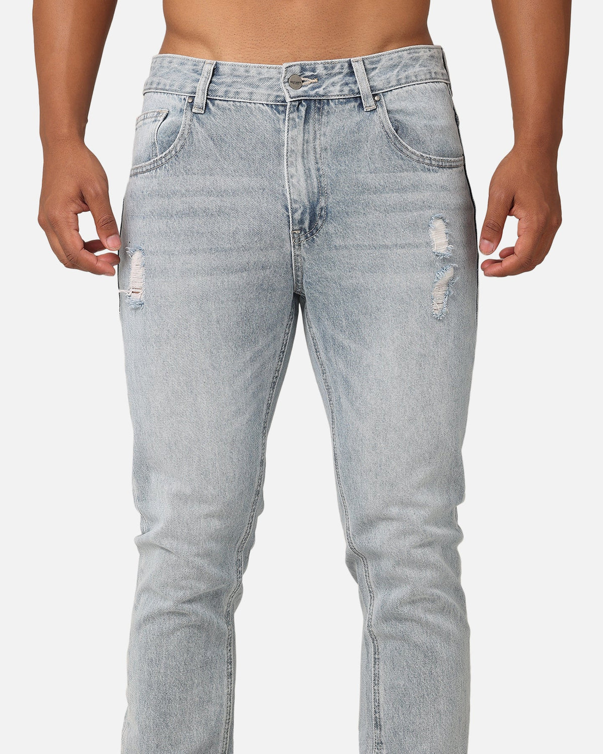 Saint Morta Fimi Distressed Jeans Acidwash Denim