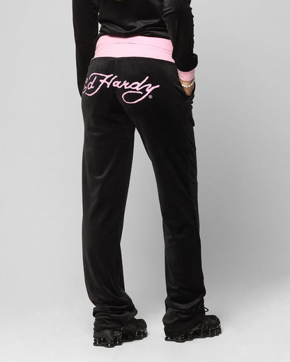 Ed Hardy Women's Ed Hardy Trackpants Black/Pink