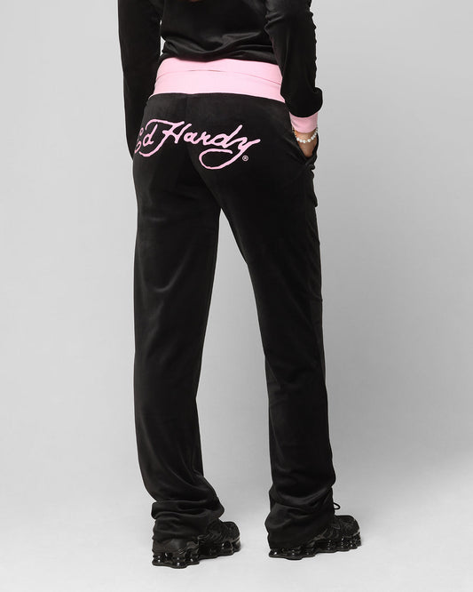 Ed Hardy Women's Ed Hardy Trackpants Black/Pink