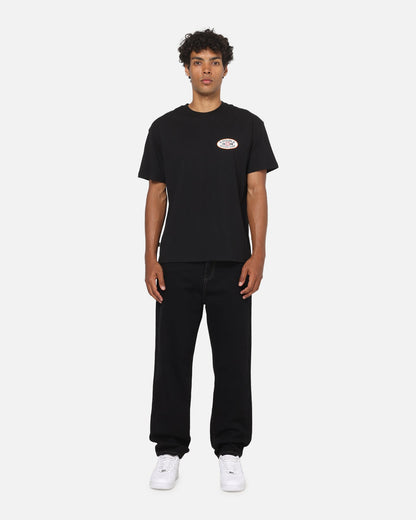 S Double Denim Standard Jeans Raw Black
