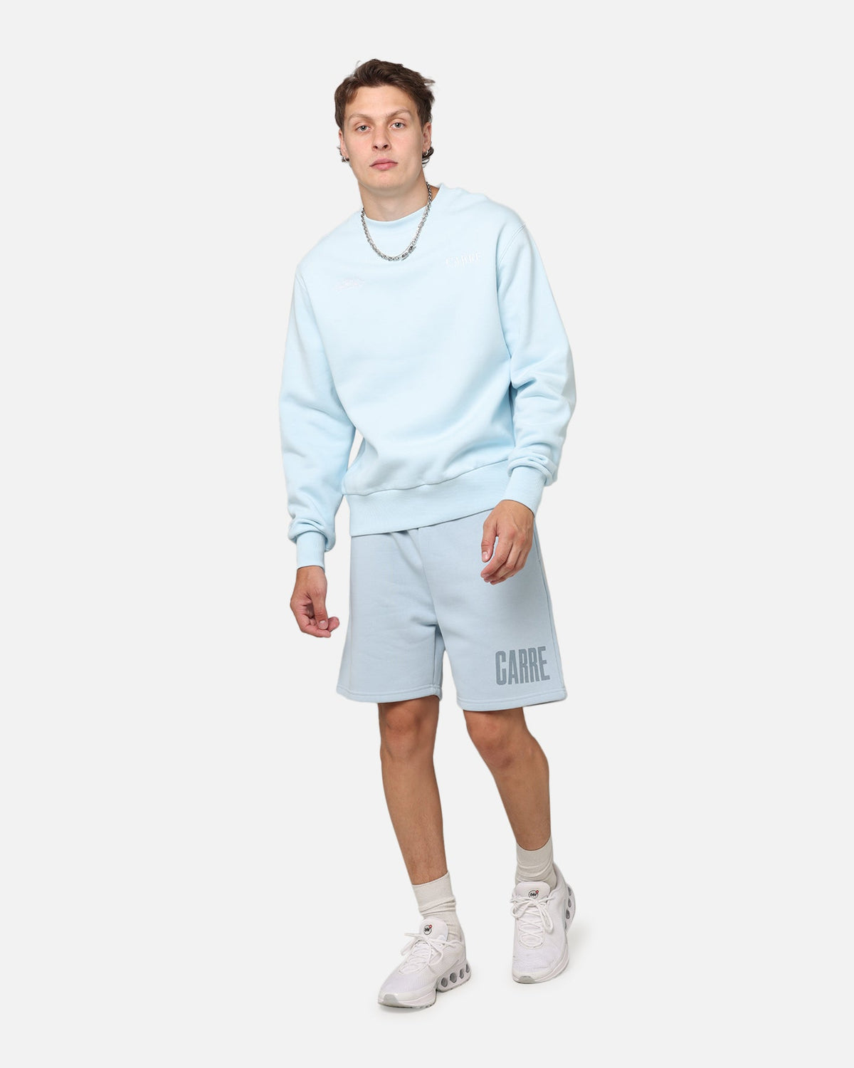 Carre Premium Essentials Sweat Shorts Baby Blue