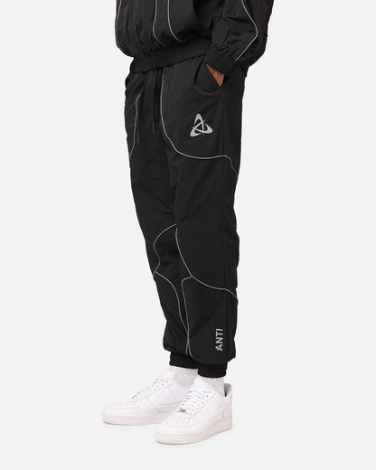 The Anti Order Stereo Nylon Track Jogger Black