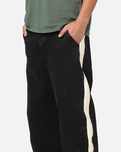 Saint Morta Amplus Sidewinder Jeans Black/Off White