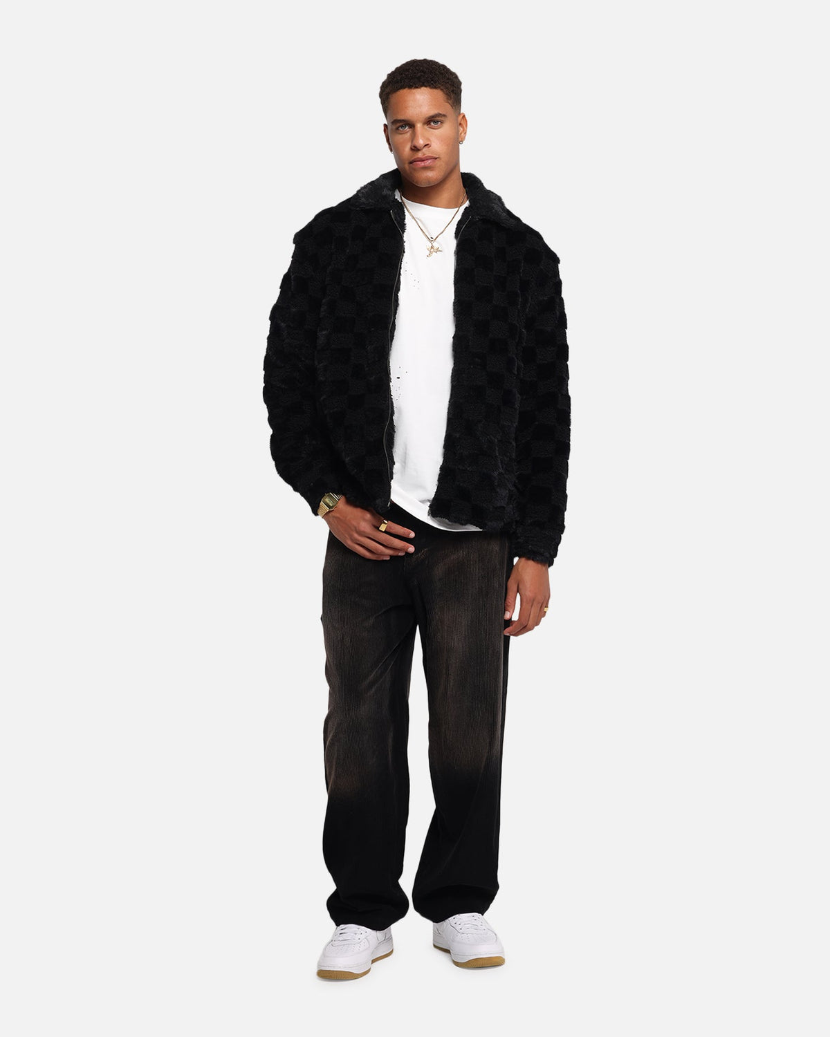 XXIII Corduroy Wash Pants Black