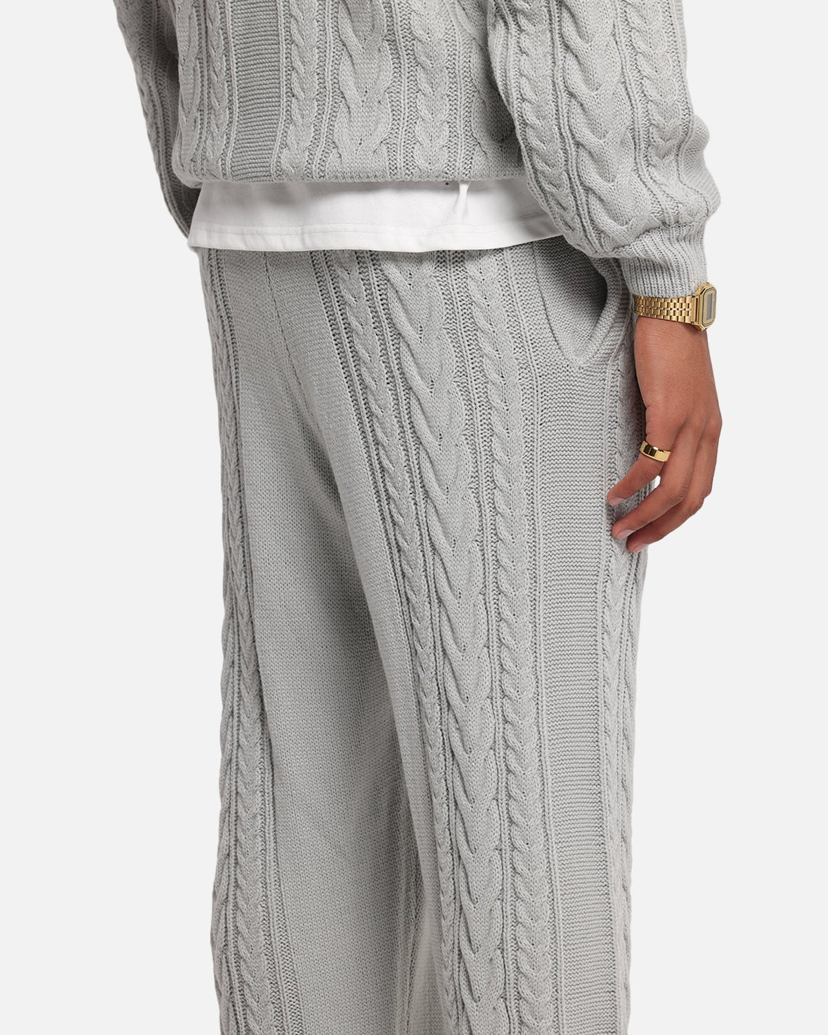 XXIII Lakes Knitted Pants Grey