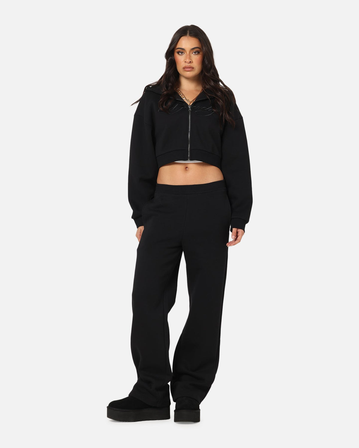 Ed Hardy Women's Butterfly Effect Trackpants Black