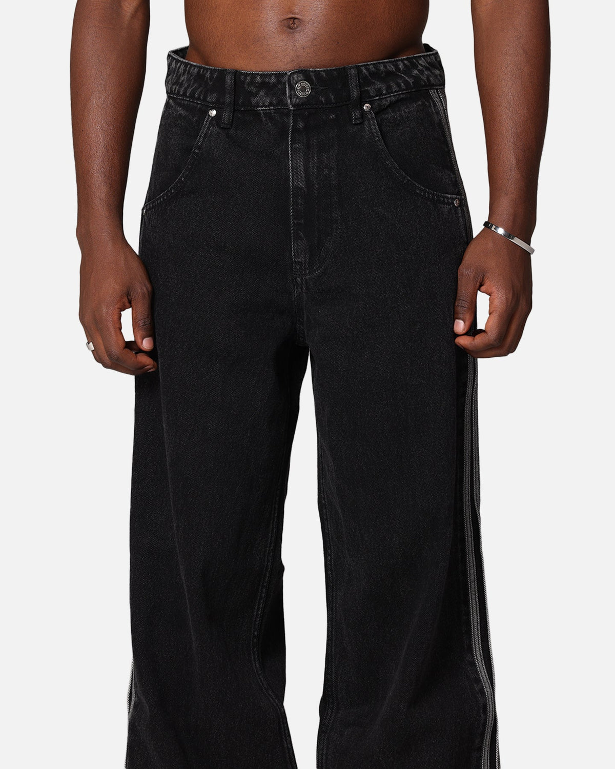 Adidas Adicolor Denim Firebird Pants True Black