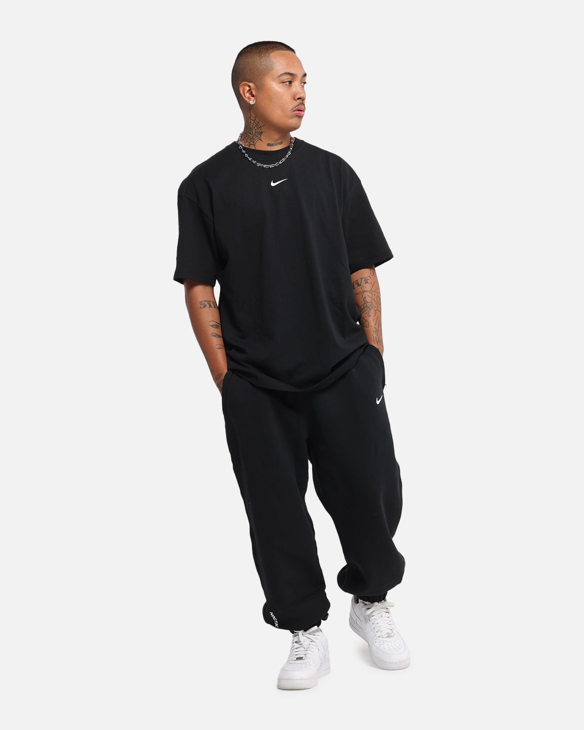 Nike Nocta Fleece CS Sweat Pants Black/White
