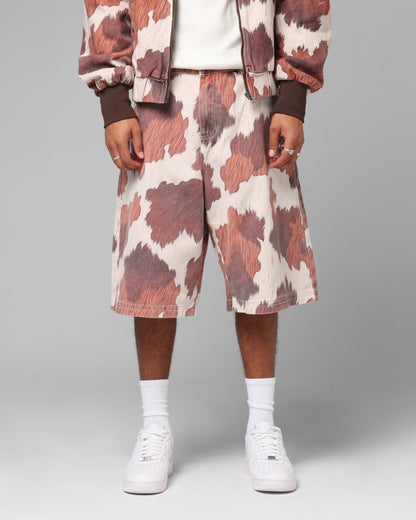 Loiter Hide Jorts Cowhide