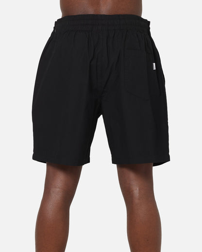 Carre Da Script Beach Shorts Black