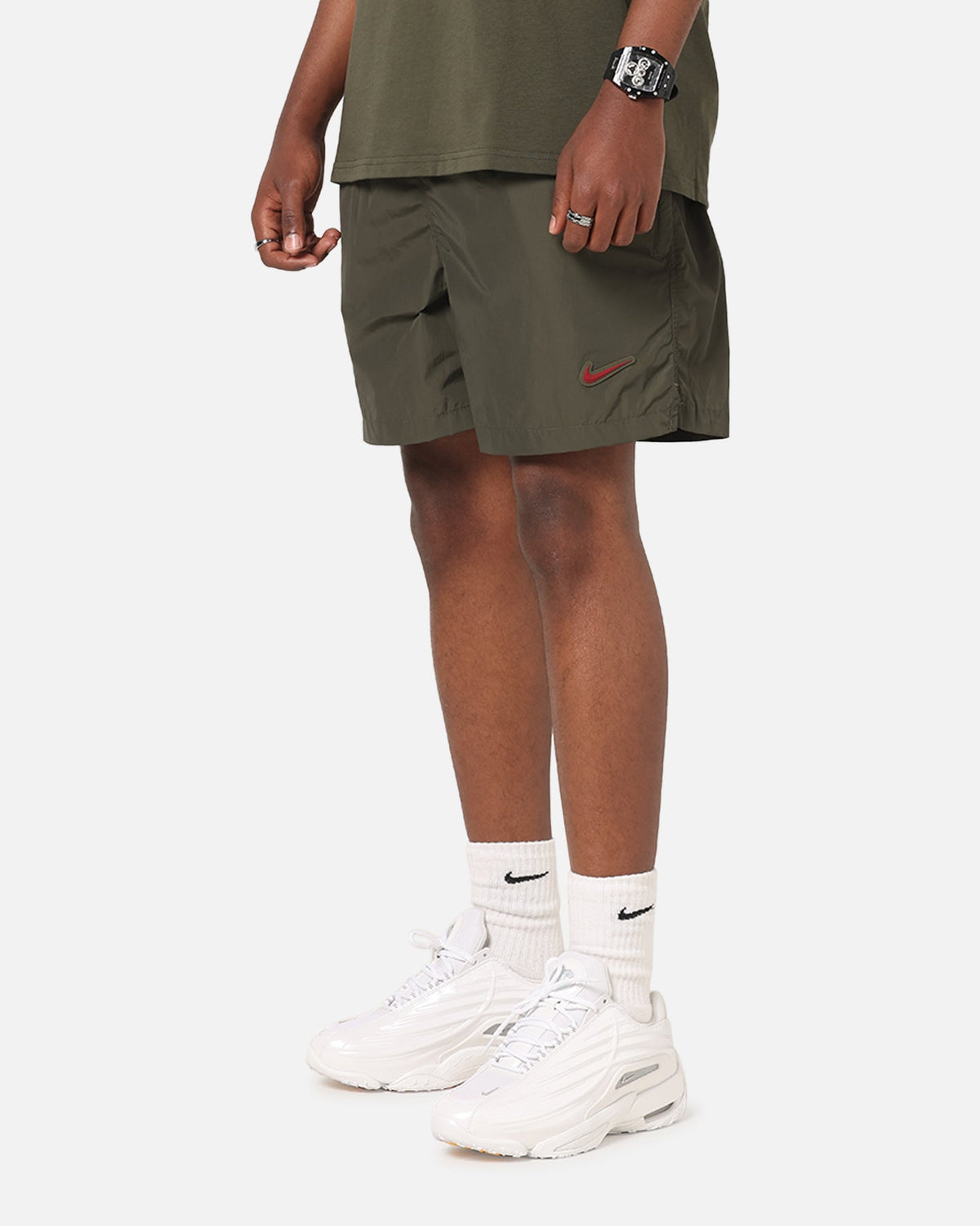 Nike Nocta Cardinal Nylon Shorts Khaki