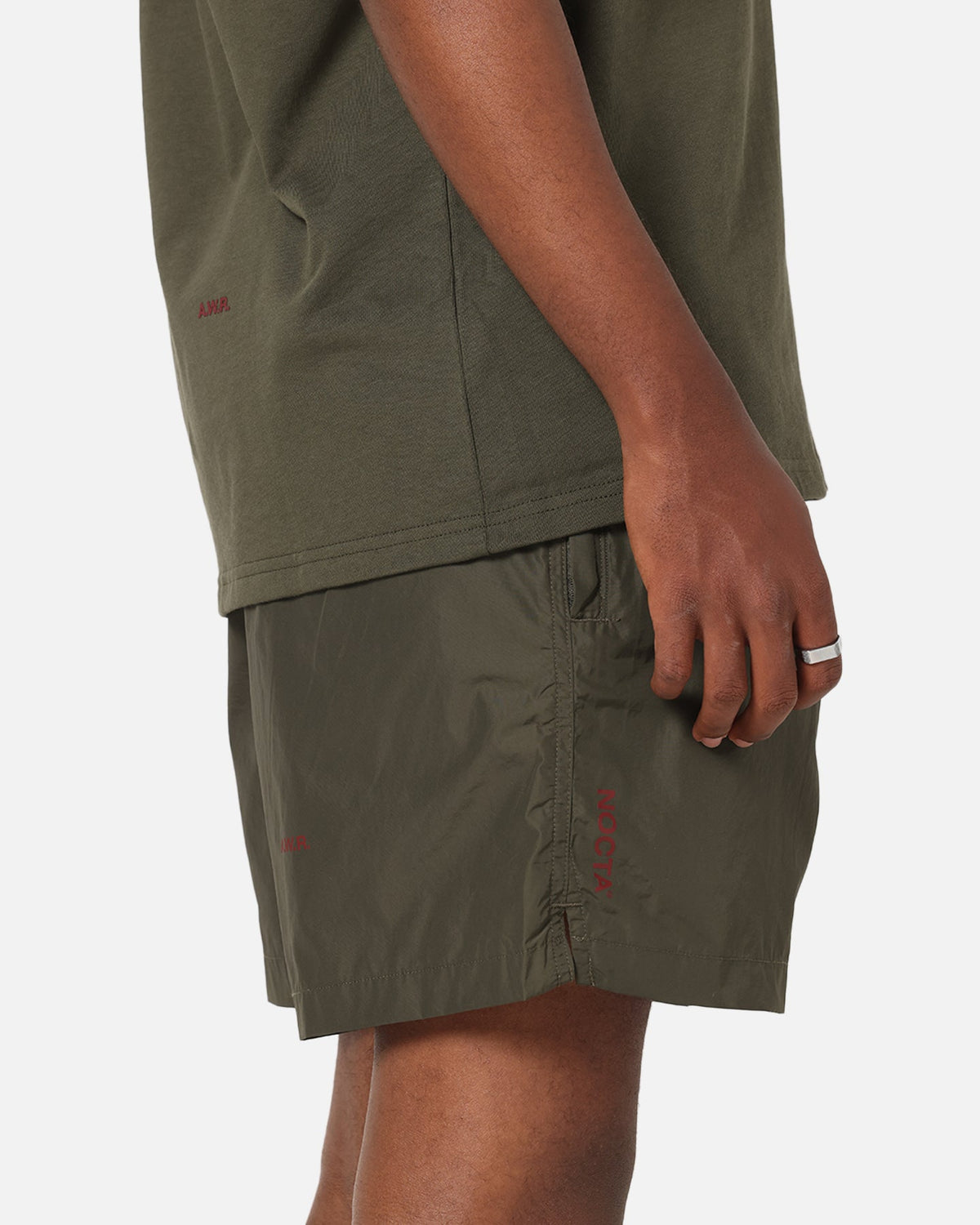 Nike Nocta Cardinal Nylon Shorts Khaki