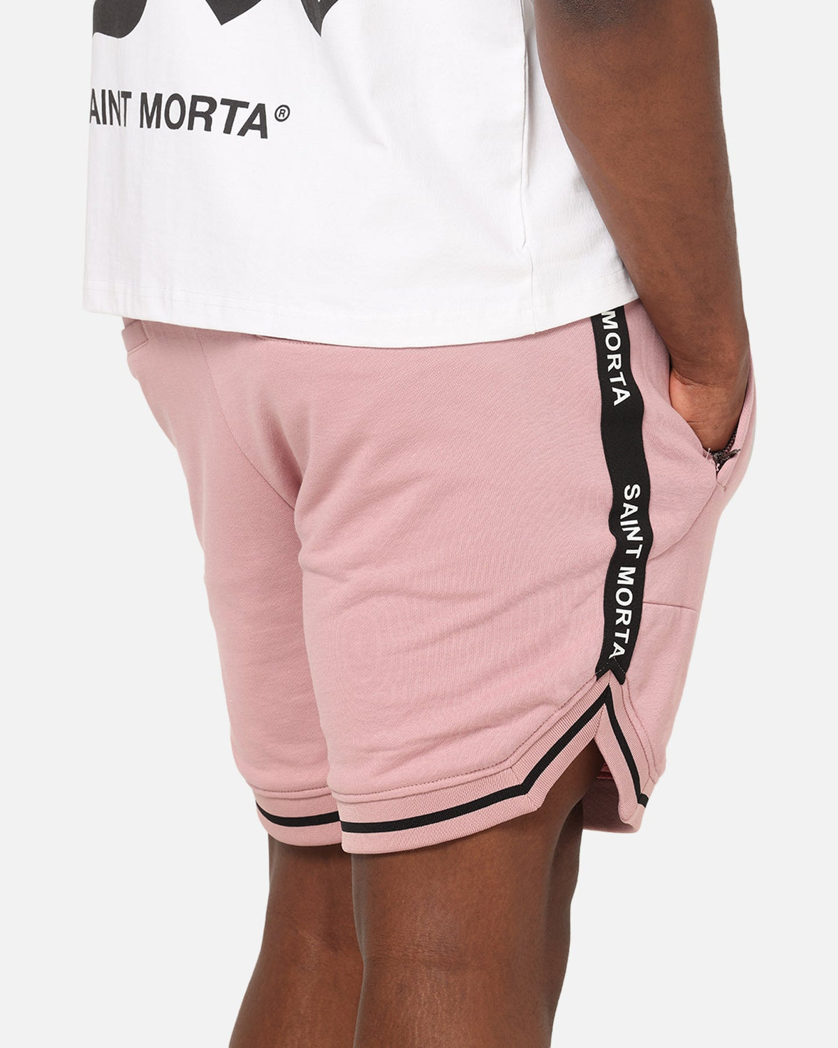 Saint Morta Icon X Fleece Shorts Dusty Pink
